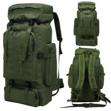 Тактичний рюкзак на 80л (72х34х17см) із системою Molle M13, Оливковий / Туристичний рюкзак у похід