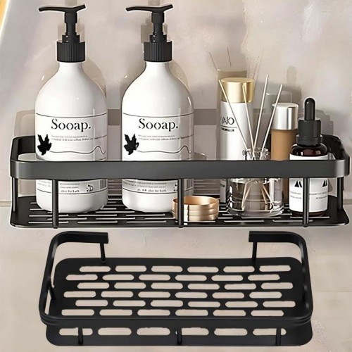 Универсальная полка для ванной комнаты до 10кг (30х13х5,5см) 1шт, STORAGE RACK