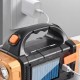 Переносний ліхтар PowerBank 2400мАг, HB-1678, Золотий / Ручний ліхтар-прожектор / Акумуляторний ліхтарик