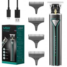 Машинка для стрижки волосся VGR-009 з USB, 4 насадки, 250 хв