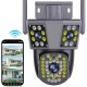 Вулична WIFI камера відеоспостереження 9MP, 6K, 3 об'єктиви
