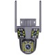 Вулична WIFI камера відеоспостереження 9MP, 6K, 3 об'єктиви