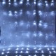 Гірлянда «Водоспад штора» від мережі, 3х3м, 480LED Біла