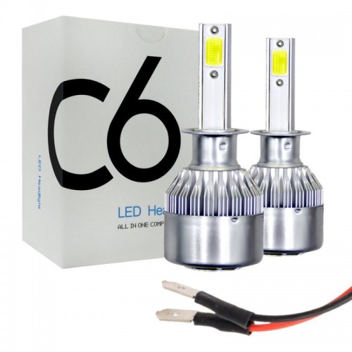 Комплект LED ламп C6 H1, 2 шт, 36W