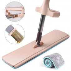 Швабра з відиском Spin Mop 360 градусів бежева мікрофібра