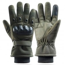 Зимові тактичні рукавиці сенсорні XL хакі (-20°C до +5°C)