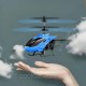 Летающий вертолет Induction Aircraft с сенсорным управлением 8088, Голубой