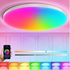 Стельовий світильник 24Вт 30см RGB з Bluetooth та пультом ДУ