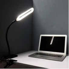 Настольная LED лампа на прищепке, Черная