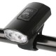 Велофара на руль с индикацией заряда, от USB, 2285-2XPE