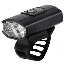 Велофара на руль с индикацией заряда от USB 2285-2XPE ULTRA LIGHT