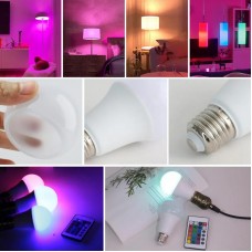 Світлодіодна лампа в патрон E27, 9Вт, RGB + Пульт, Anslut Standard Bulb