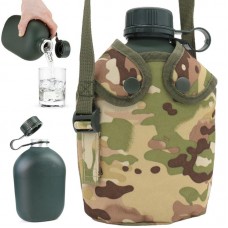 Тактична фляга 1 л із системою Molle + Чохол, Мультики