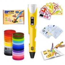 3D ручка 3DPEN-3 с дисплеем, трафаретами и пластиком