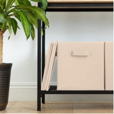 Органайзер для зберігання речей 28x26x26см, 1шт, Storage box AND XL-982, Жовтий
