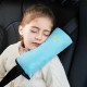 Детская подушка-накладка на ремень безопасности, 28х12см, Голубой
