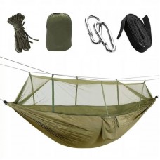 Туристичний гамак 2,6х1,3 м, на 200 кг, з москітною сіткою HAMMOCK NET