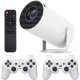 Проектор з 2 джойстиками та пультом, WiFi, Bluetooth, M300 MAX