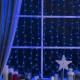 Гирлянда Штора от сети 2х1,5м, 192 LED, Синий