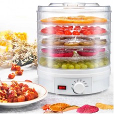 Сушарка для фруктів та овочів ZP-029 біла, 5 рівнів, 800 Вт