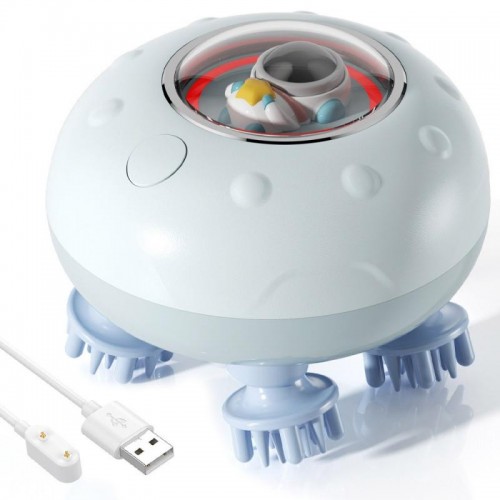 Беспроводной массажер для головы, 3 режима, от USB