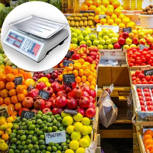 Електронні ваги торгові до 50 кг, від акумулятора або 220В, PROMOTEC PM 5051 Електронні ваги торгові до 50 кг, від акумулятора або 220В, PROMOTEC PM 5051