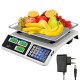 Торговые весы до 50 кг, со счетчиком цены, от сети и аккумулятора, DT 809
