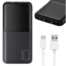 Power bank 10000 mAh (2×USB), від USB, XO PR251
