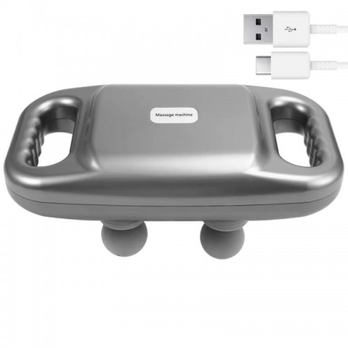 Перкусійний масажер для тіла, 4 головок, від USB, YCY -1601