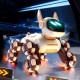 Труковий робот собака на пульті управління, USB, DWI Robot