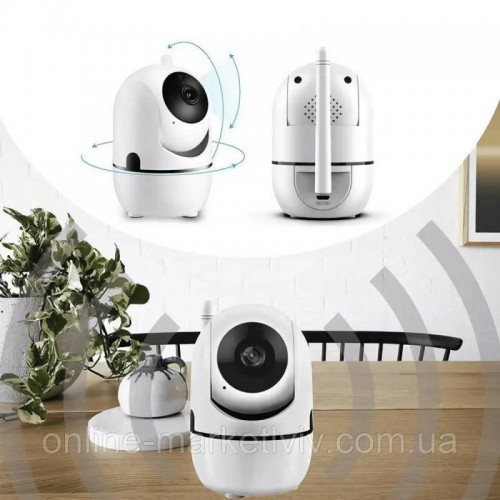 WiFi камера відеоспостереження з нічним баченням, EooLii, Білий WiFi камера відеоспостереження з нічним баченням, EooLii, Білий