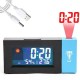 Настольные часы с LED подсветкой и проекцией, Clock With Projector