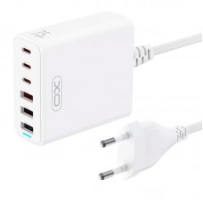 Сетевое зарядное устройство XO L133 75W с 6 портами USB