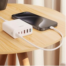 Сетевое зарядное устройство XO L133 75W с 6 портами USB