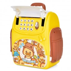 Электронная копилка-сейф School Bag с кодовым замком и сканером отпечатка
