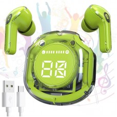 Бездротові навушники Bluetooth, 300 мАг, USB, TWS Air 31, Зелений