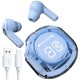 Бездротові навушники Bluetooth, 300 мАг, USB, TWS Air 31, Блакитний