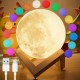 Настільний світильник Місяць 10,5см, с USB, Magic 3D Moon