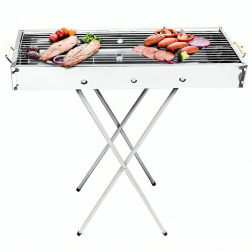 Складний мангал барбекю 70х70х30см, BARBECUE TRAY 770T
