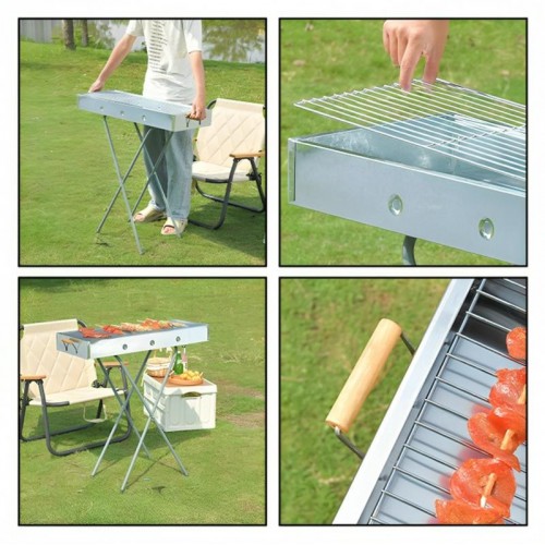 Складний мангал барбекю 70х70х30см, BARBECUE TRAY 770T Складний мангал барбекю 70х70х30см, BARBECUE TRAY 770T