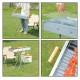 Складний мангал барбекю 70х70х30см, BARBECUE TRAY 770T