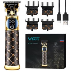 Аккумуляторная машинка для стрижки +4 насадки, от USB, VGR V-942