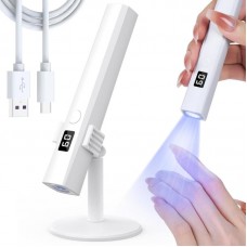 Ультрафиолетовый фонарик для сушки гель-лака 3Вт, с USB, Белый