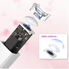 Ультрафиолетовый фонарик для сушки гель-лака 3Вт, с USB, Белый