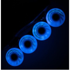 LED колеса для роликів Flying Eagle Lazer Sliders Blue 72 мм