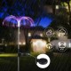Вулична гірлянда-ліхтар на сонячній батареї Медуза RGB / Садовий ліхтар світильник Фонтан RGB 1 шт