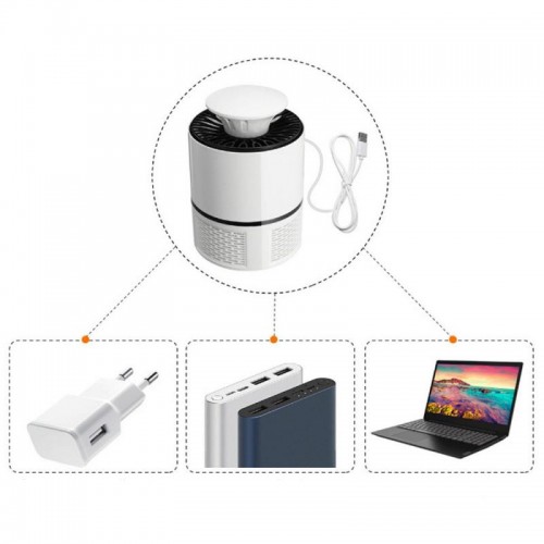 Ловушка для комаров, от USB, Mosquito Killer Lamp