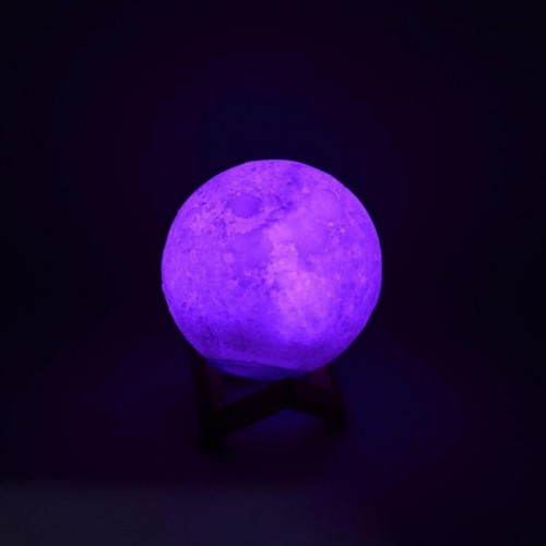 Настольный светильник ночник RGB Magic 3D Moon Light Настольный светильник ночник RGB Magic 3D Moon Light