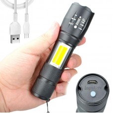 Тактичний ліхтарик BL-29-T6 з USB-зарядкою та ZOOM 850 лм