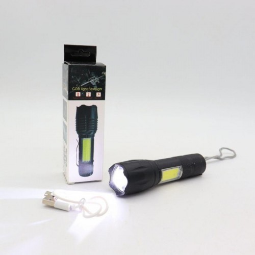 Потужний ручний ліхтарик із USB-зарядкою та ZOOM, BL-29-T6 Потужний ручний ліхтарик із USB-зарядкою та ZOOM, BL-29-T6